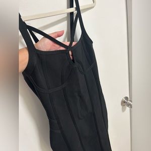 Black body con bandage dress